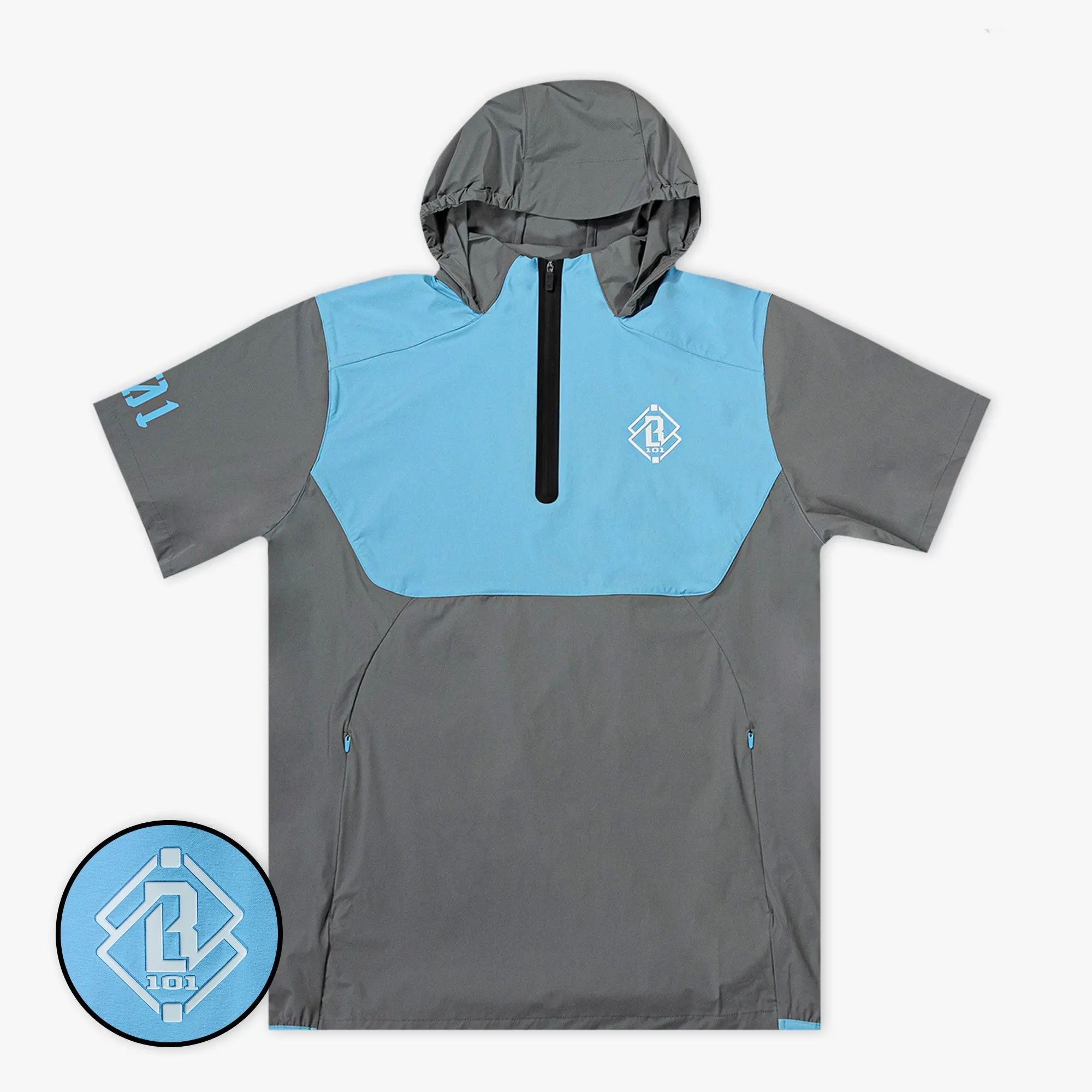 Diamond Tech Pro Cage Jacket - Gray/Blue Diamond Tech Pro Cage Jacket - Gray/Blue