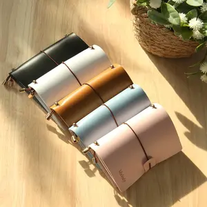 Customized Personalized Leather Passport Holder with Name Imprinted A7 Journal & Card Holder - Travel Accessories