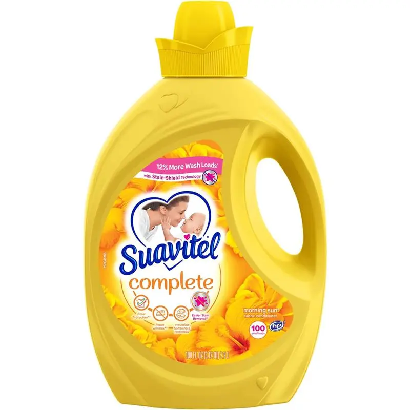 100 fl oz, Liquid Fabric Conditioner, Softener with Fabric Protection Technology, Morning Sun