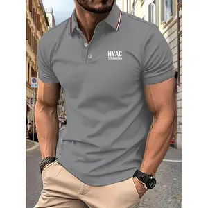 Men's  Technician Shirt - Professional Work Attire, Machine Washable Shirt for  Technicians, Heating, Ventilation & Air Conditioning Professionals - Workplace & Client Meetings, Workplace Attire, Casual Style, Smooth Texture, Classic Design