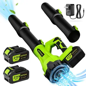 Turbo Jet Blower,Leaf Blower, Violent Turbo Fan, Pure Copper Motor,Car Drying After Wash,Cordless Leaf Blower Brushless Motor, 10-Cell 1300mAh Dual Battery Powered Electric Blower with Nylon Collection Bag,for Valentine’s Day Gift