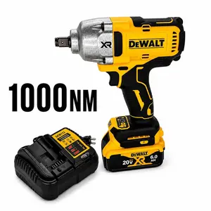 Electric DCF900 20V Cordless Impact Wrench, High Torque Brushless Impact Gun, 1/2 Universal Battery Power Tool