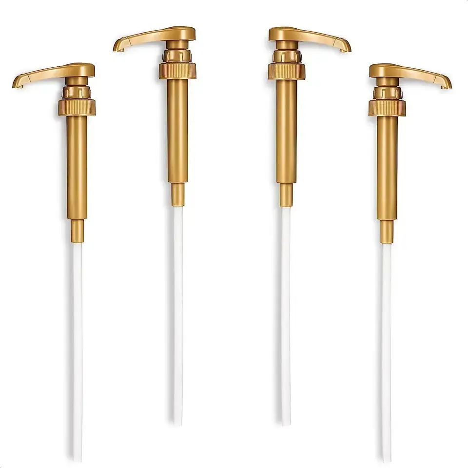 Coastal Sips 4 pack Syrup Pumps Kitchen Dispenser Measure