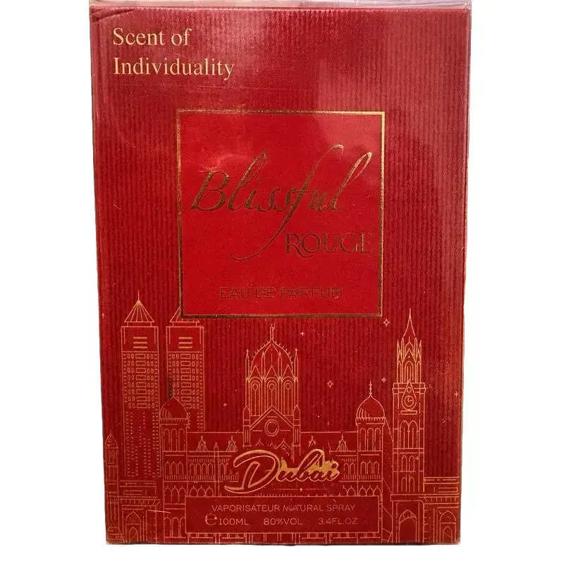 Blissful Rouge Eau de Parfum, Cosmetic Makeup Accessory, Durable Soft Travel Perfume Bottle for All Users