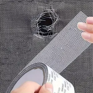 Window Barrier Repair Tape, Self-Adhesive Mesh Patch Kit, Glass Fiber Cover for Doors and Windows, Fixes Holes and Tears, Mosquito Repellent, 200cm/78.74in