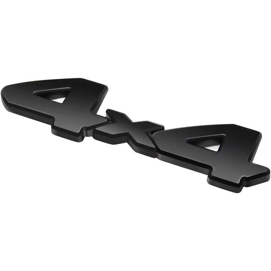 3D Metal 4x4 Car Emblem Badge, Rear Trunk Decal Sticker, Car Truck Decal for Toyota Land Cruiser Highlander, Durable Automotive Accessory, Car Accessories, Vehicle Exterior Decoration
