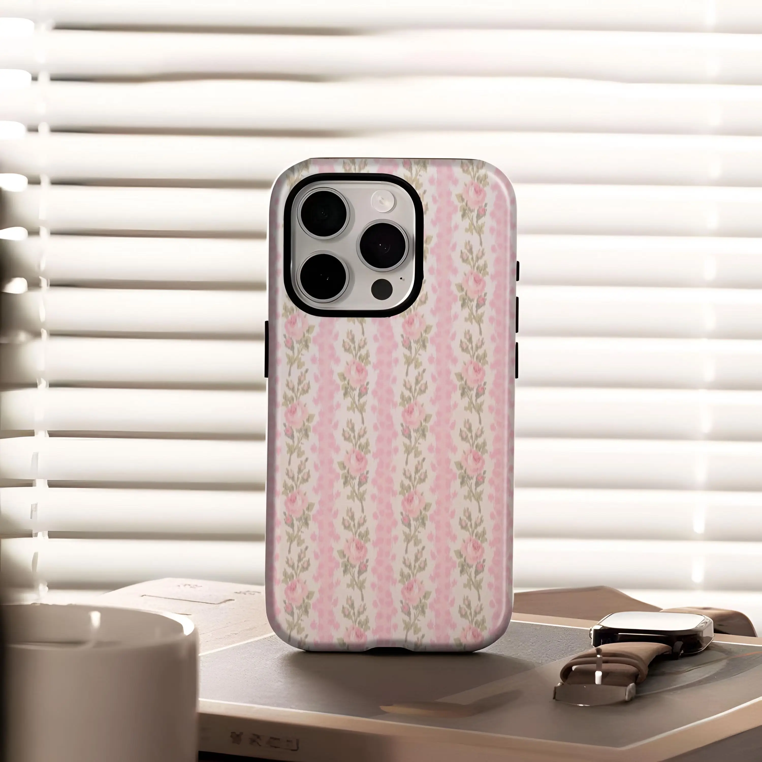 LoveShackFancy Peony Smartphone Casing - Mobile Phone Accessories for iPhone 12,13,14,15,16,17, Plus, Pro Max Cellphone Devices