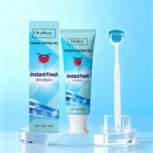 Oralhoe Tongue Care Gel, Freshening Oral Hygiene, Effective Against Odor Causing Bacteria, Gentle Formula, Daily Use, Oral Hygiene Essentials