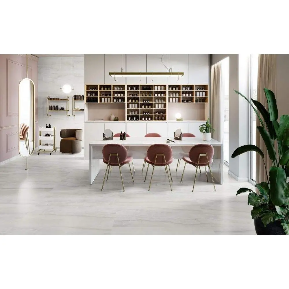 Akoya Silver Matte 24 x 48