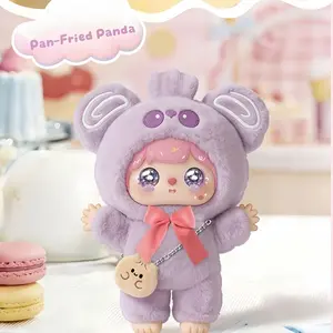 QIQI-sweet cloud hug  mini  400%  series  blind box Mystery Boxes Bag Pendant Bunny Plush Dolls Soft Collectibles （Hidden Style 1/24）