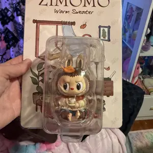 POP MART ZIMOMO Warm Sweater Figure, Labubu Collectible Toys