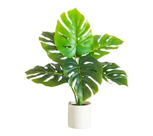 Nearly Natural 20" Artificial Swiss Monstera Plant