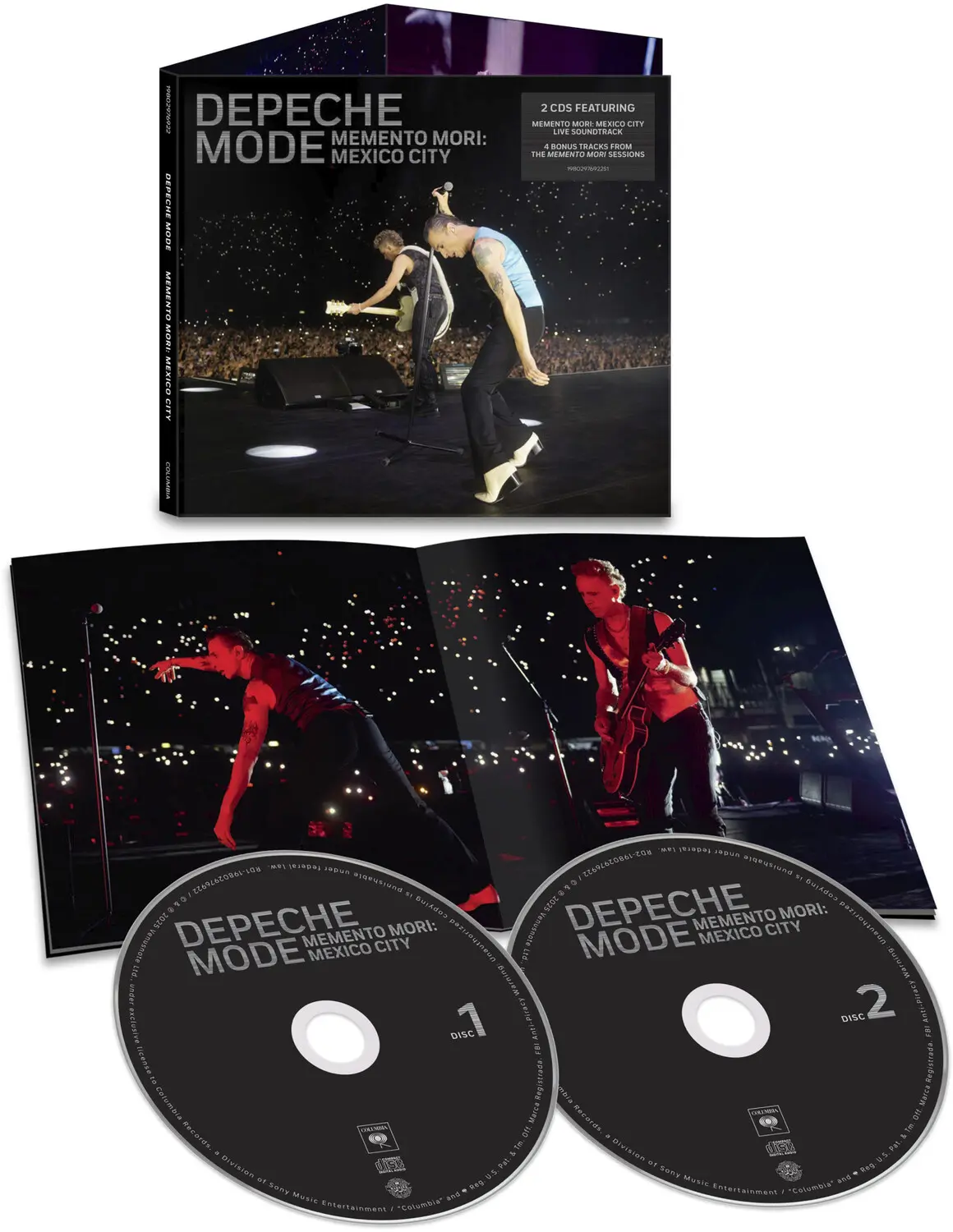 Depeche Mode - Memento Mori: Mexico City Band Album [COMPACT DISC - CD], Music CDs, Bonus Tracks, With Booklet, Photos, Wrong English Fix