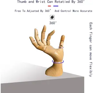 Mannequin,Mannequin Hand,Hand Model,Hand Mannequin for Nails,Drawing Mannequin Wooden Hand,Wooden Mannequin,Wood Hand,Hand Model for Drawing,Male Hand of Right.