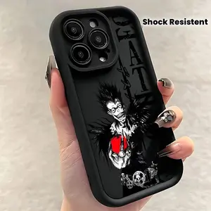 Anime Death Note Phone Case for iPhone 17 Air 16 15 14 13 12 11 Pro Max Plus  - Shockproof Soft Back Cover