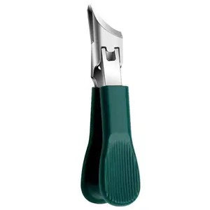 3-Piece Green Eagle Beak Nail Clipper Set – Thick Nail Clipper, Ingrown Toenail Lifter & Nail File | Heavy-Duty Pedicure Kit for Thick & Ingrown Nails, Stainless Steel Grooming Tools for Home or Travel