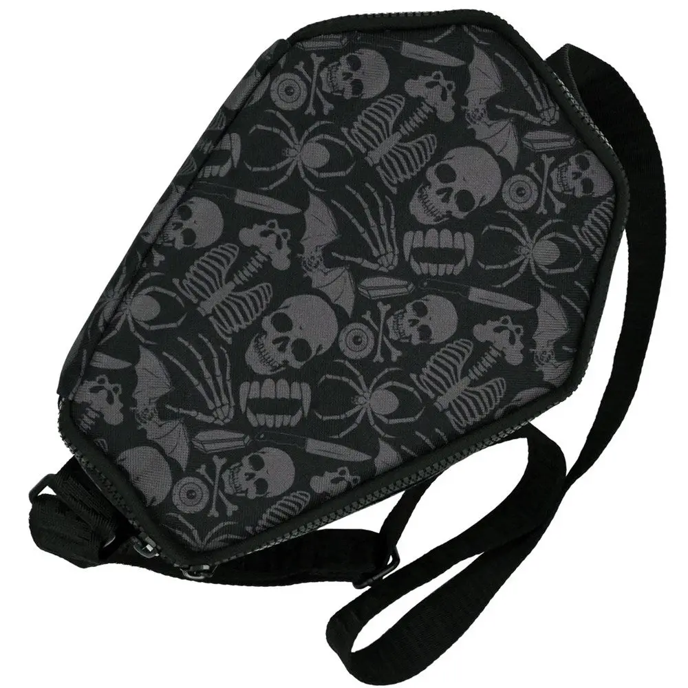 Death Repeat Coffin Insulated Lunch Bag Death Repeat Coffin Insulated Lunch Bag