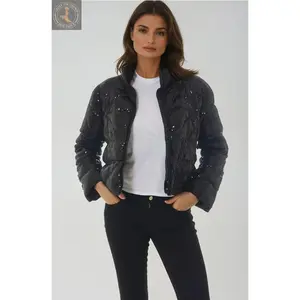 Ciao Milano Rina Sequin Puffer Jacket