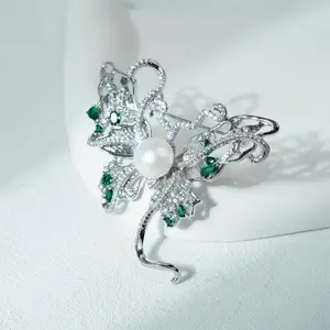 F28 11-12mm  Pearl Brooch fresh water pearls for birthday/anniversary/holiday /retirement/ graduation presents