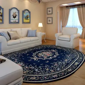 Vintage Floral Pattern Rug, Lightweight Mat, 1 Count Non-slip Soft Foldable Floor Mat, Decorative Carpet for Home Living Room Bedroom Hotel
