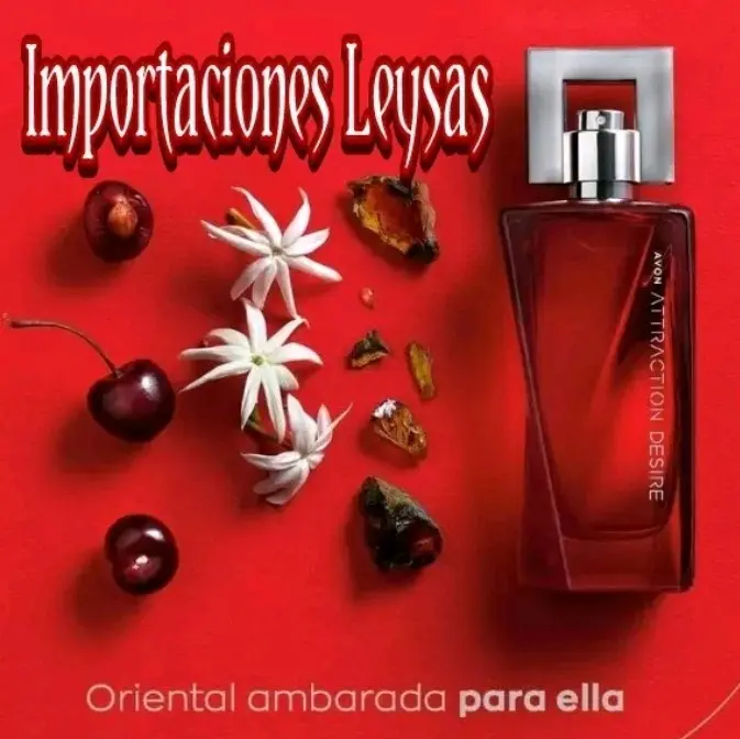 ATTRACTION DESIRE PARFUM FOR WOMEN  BY AVON  NET WEIGHT 50 ML/1.7 FL OZ IMPORTED OF AVON MÉXICO. AUTHENTIC NEW IN SEALED BOX.