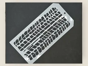 Tire Marks Stencil