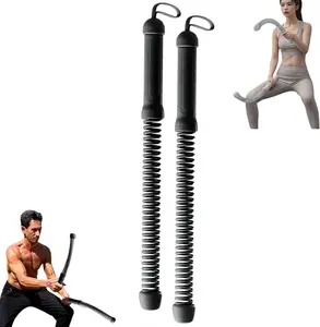 Weighted Cordless Battle Ropes 2PCS – New Upgrade Quiet Ropeless Training Rope Fitness Equipment for Home, Strength Training, HIIT Workouts, Full-Body Exercise, Indoor Gym Use, Noise-Free Portable Workout Gear