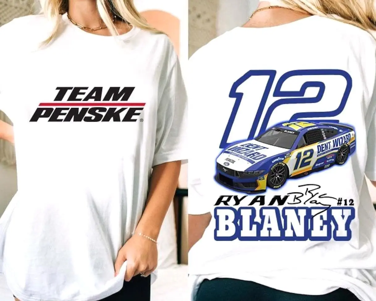 Ryan Blaney NASCAR T-shirt, Ryan Blaney 12 T-shirt, Ryan Blaney 2025 NASCAR Shirt, Gift For Fans, Ultra Soft Premium Quality.