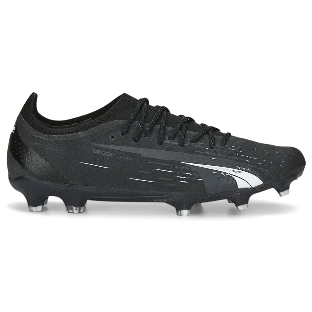 PUMA Mens Ultra Ultimate Soccer Cleats Cleated, Firm Ground, Turf - Black