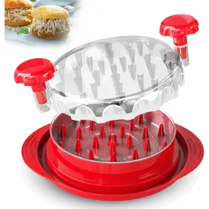 Chicken Shredder with Tray - Fast & Easy Meat Shredder for Pulled Chicken, Pork or Beef - , Anti-Slip Base, Dishwasher Safe - Manual BBQ Gadget - Designed in  -