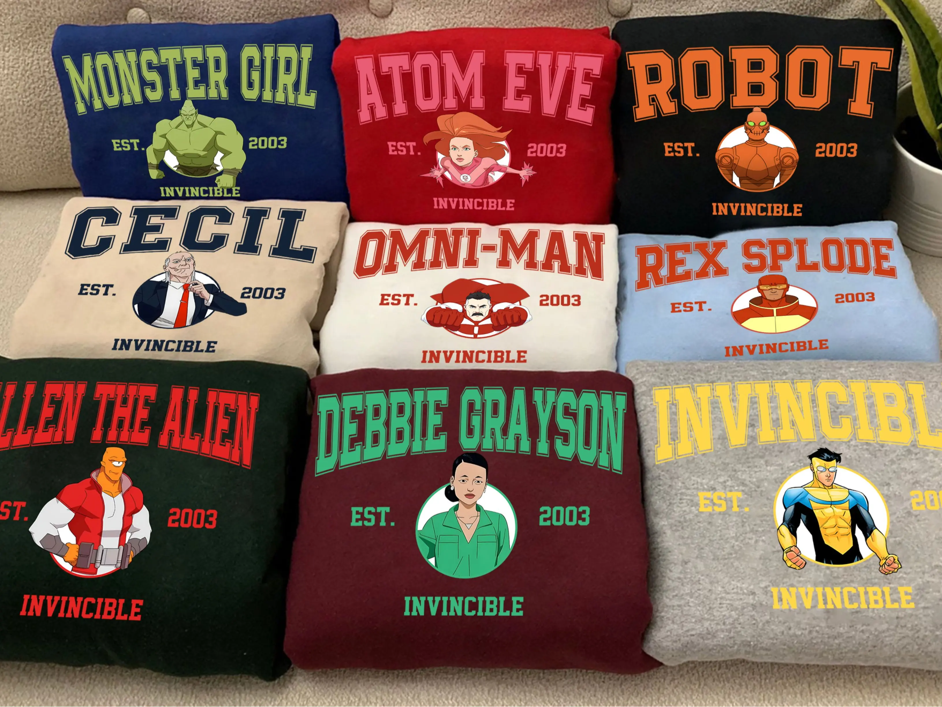 Invincible Characters Sweatshirt