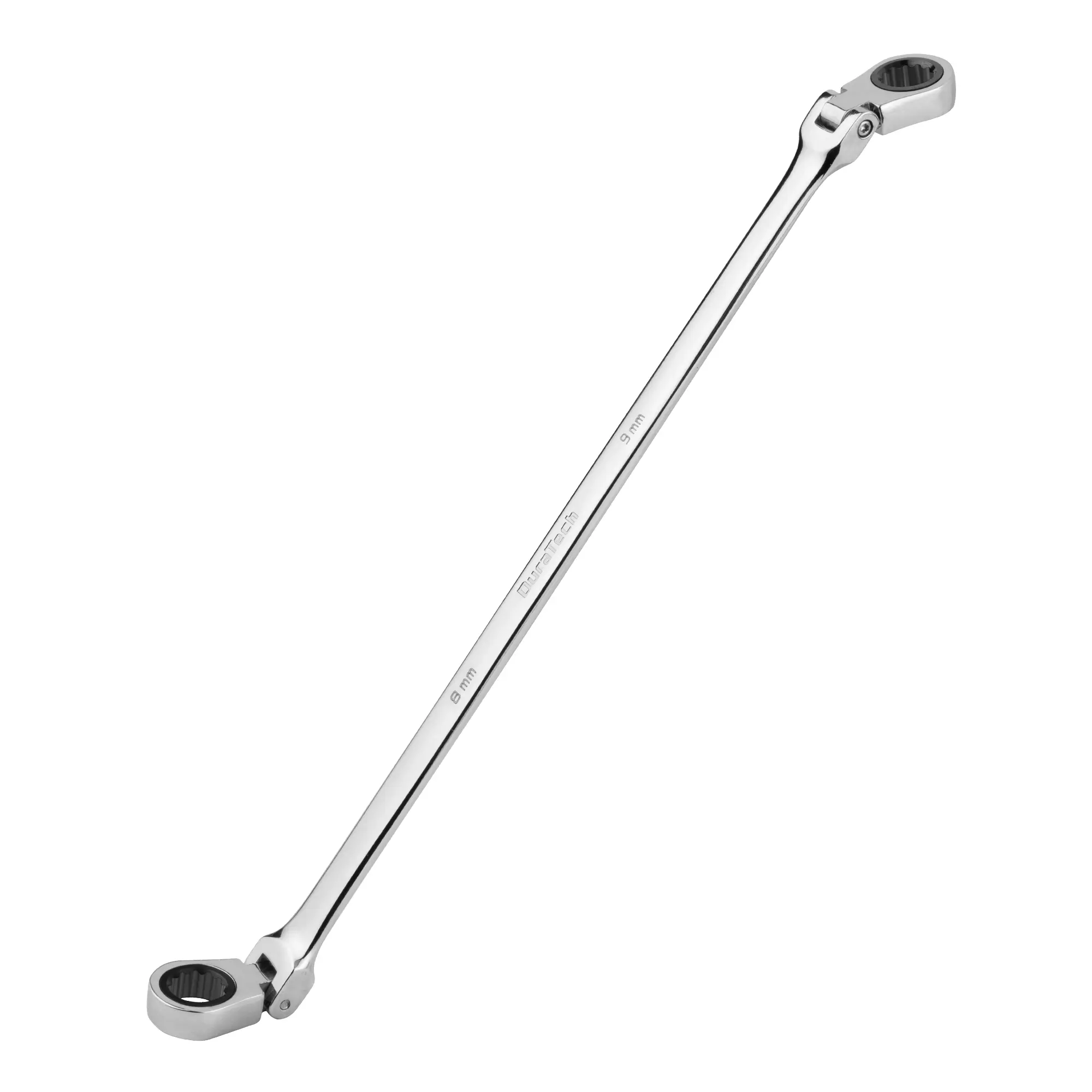 #fathersdaygift DURATECH Etra Long Flex-Head Ratcheting Wrench, Metric, CR-V Steel