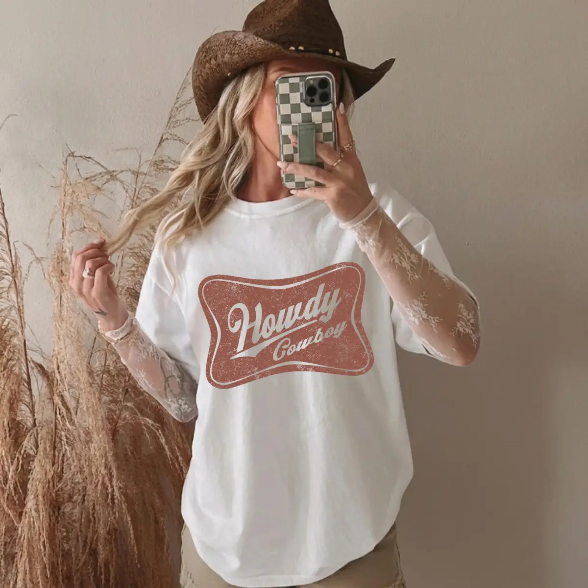 Howdy Cowboy crewneck sweatshirt, Howdy Western Sweatshirt, Yee Haw Sweater, Cowgirls Shirt, Country Cowboy TShirt, Southern Howdy Shirt, Western Clothes Gift for her Cowgirl