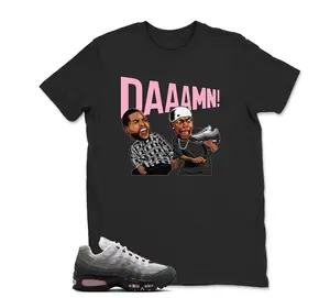 95 Pink Foam Shirt, 95 Pink Foam OG Big Bubble Graphic T-Shirt, DAAAMN Tee Match Sneaker, Essential Piece, Fits Any Wardrobe, Looks Good, Feels Better