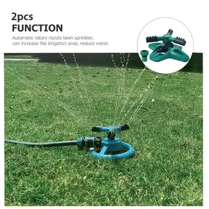 Backyard sprinkler system, garden irrigation system, automatic 360-degree rotating watering tool, flowerbed watering tool, vegetable garden, park, children, pets, play, outdoor lawn coverage
