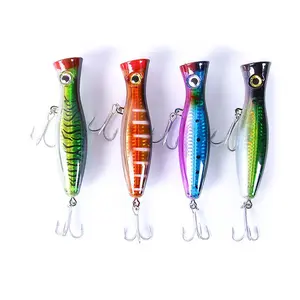 1pc 13cm/5.11in 43g/1.51oz 3D Eyes Fishing Accessories for Saltwater Surface Casting and Freshwater Surface Fishing, Fishing Gear, Fishing Tackle