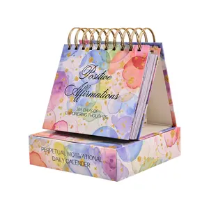 365 Days Motivational Calendar Undated Daily Flip Calendar with Inspirational Quotes Positive Affirmations Empowering Thoughts Cute Office Decor Desk Accessories Perfect Gifts for Women