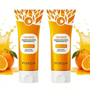 Vitamin C Orange Juice Enzyme Facial Exfoliating Gel, Deeply Cleansing And Moisturizing Facial Exfoliation, Suitable For Both Body And Facial Skin.