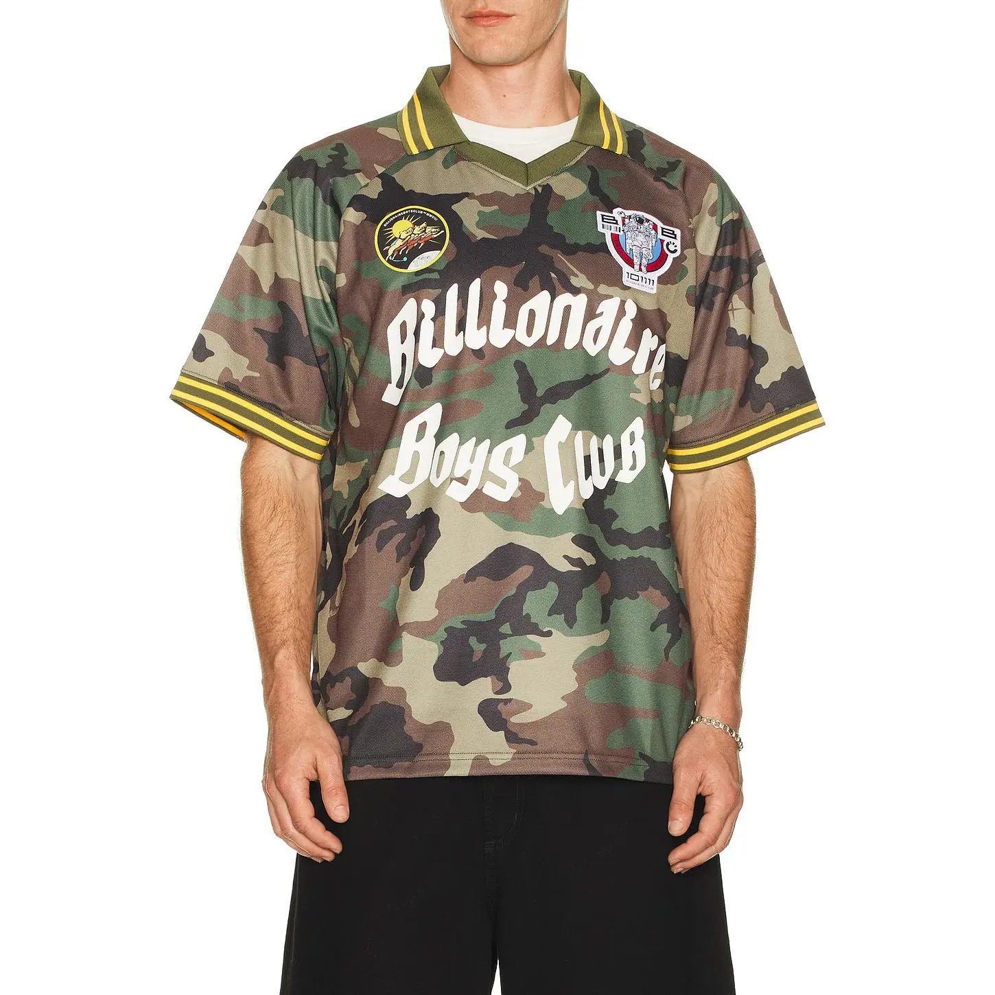 Billionaire Boys Club Camo Jersey in Kelp