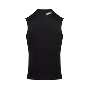 Bauer Mock Neck PRO Sleeveless Compression Summer Performance Top with Fast Drying Moisture Wicking Side Mesh Panels for Improved Breathability