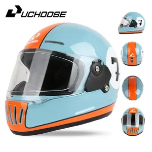 Vintage Motorcycle Helmet, Dot Certified Open Face Helmet, Classic Retro Design, Comfortable Riding Gear for Men & Women