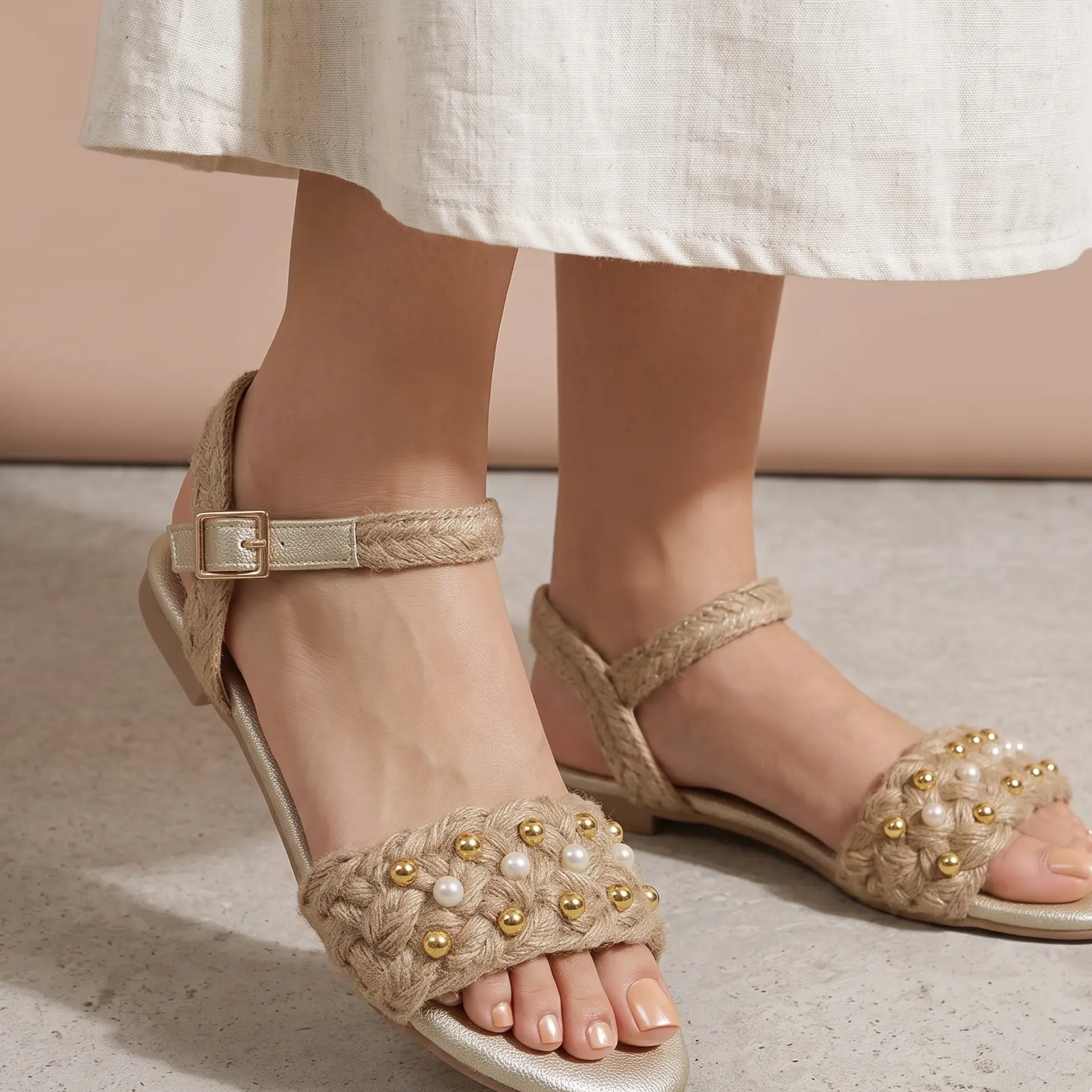 DORIS FLAT -Colombian Sandals - Lightweight, Comfortable, Flat-Height Casual Sandals