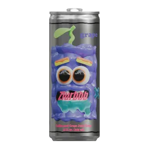 Grape ZLURBBB Pack - Original Caffeinated Grape Juice Drink 12 fl oz 12 Pack with Less Ingredients Than Leading Energy Drinks