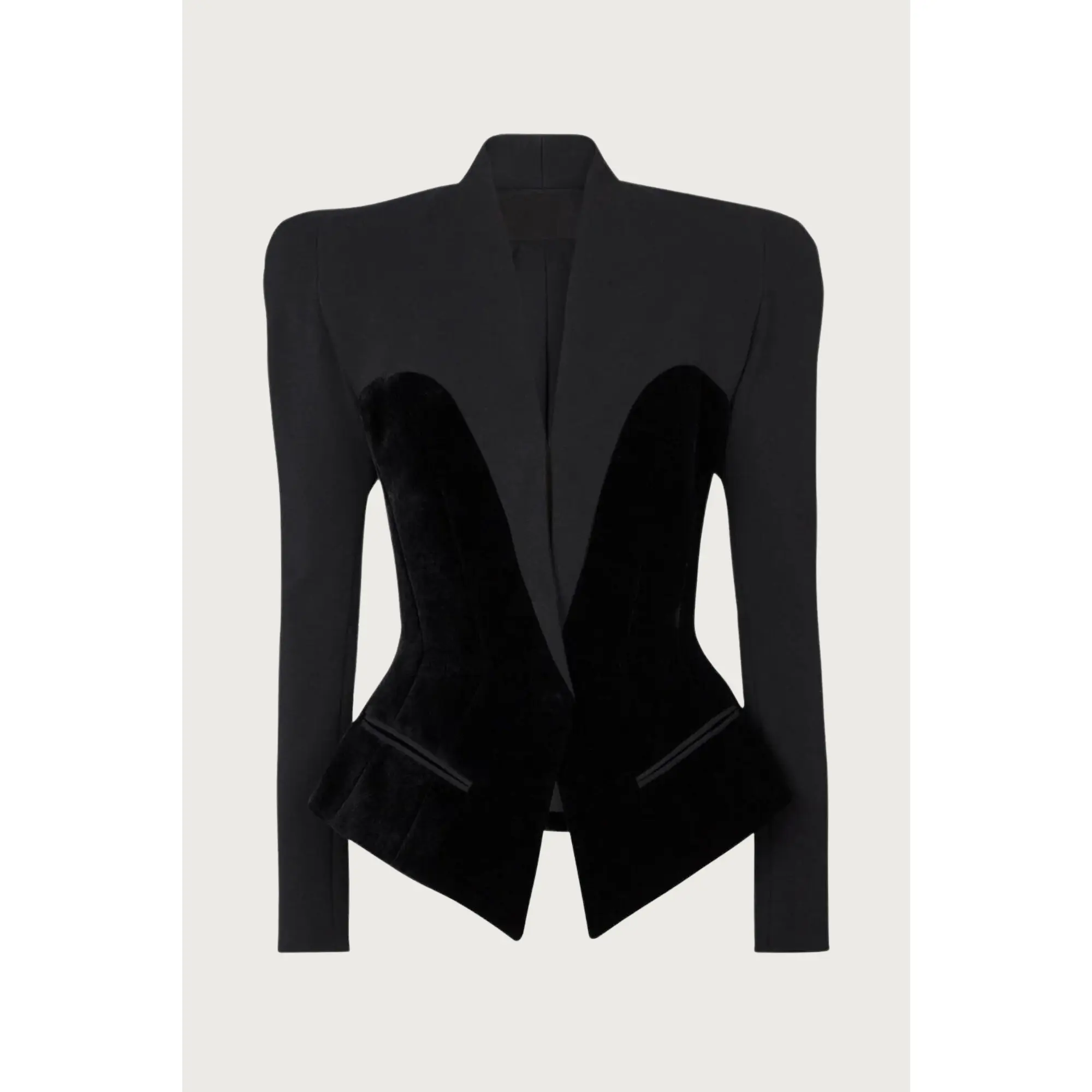 Velvet Patch Blazer