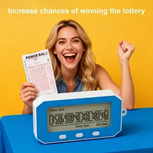 AI Lottery Number Generator for Powerball & Mega Millions - Portable Electronic Lotto Picker Keychain - Smart Lucky Number Machine