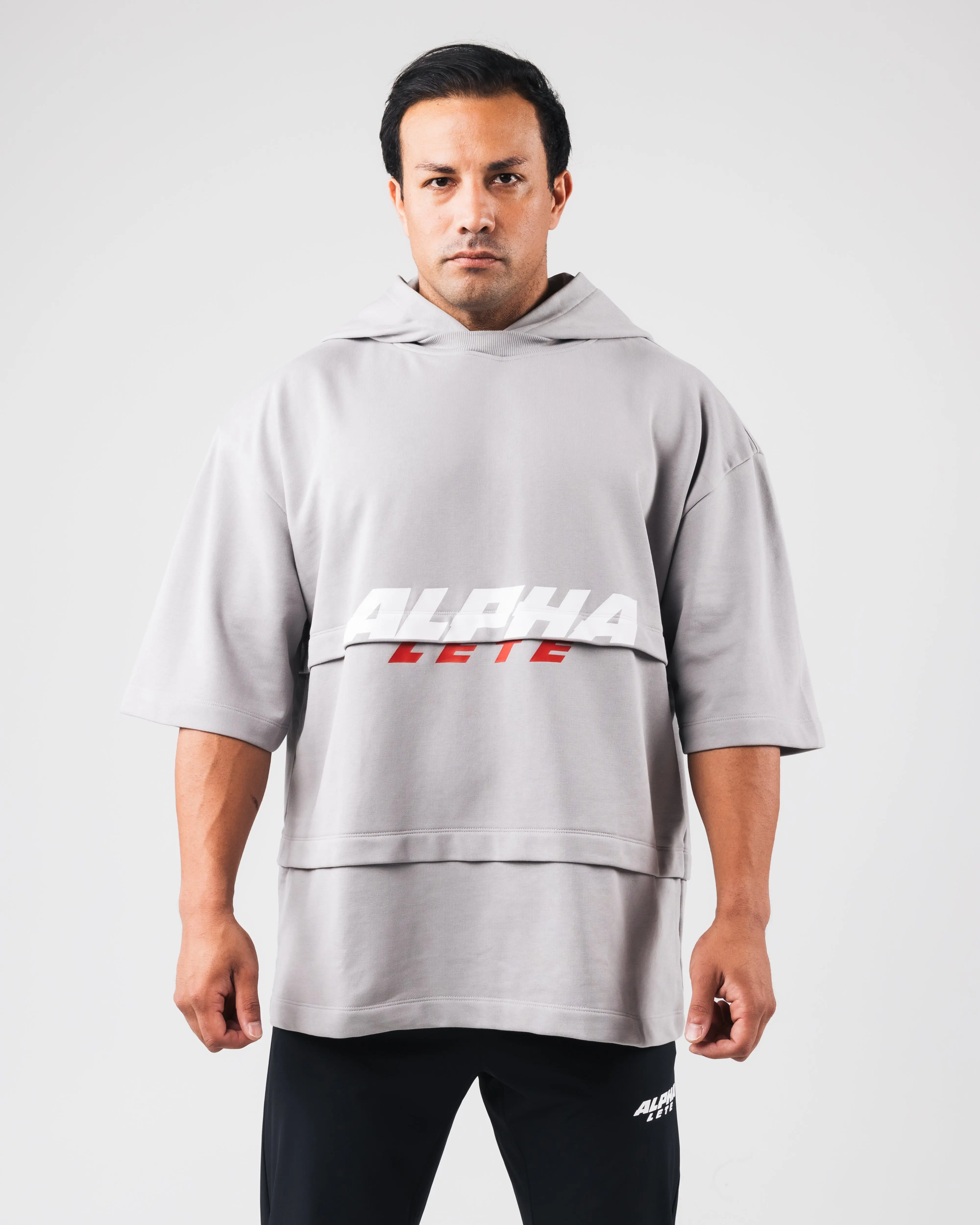 Alpha Layered Hoodie - Chrome Crewneck Sweatshirt