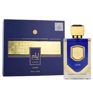 Liam Blue Shine EDP Spray 100ML (3.4 OZ) by Lattafa, Refreshing and Aromatic Fragrances for Men & Women.