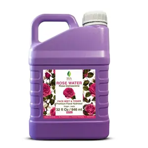 SVA Rose Water - 32 Fl oz - Refreshing Rose Water Spray for Skin Care, Skin Hydration, Bath, Soaps, Haircare & Aromatherapy