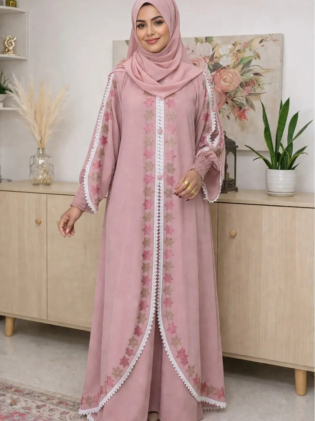 Chiffion dubai abaya for women,modest muslim maxi dress