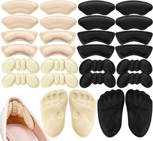 14 Pairs Premium Heel Grips for Men and Women, Heel Pads for Shoes that are Too Big, Self-Adhesive, Inserts for Loose, Heel Filler Cushions Improved Shoe Fit and Comfort.